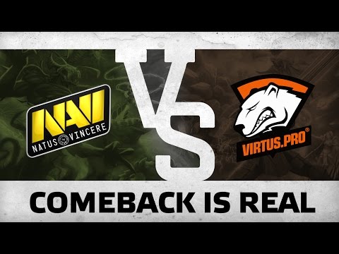 WATCH FIRST: Comeback is real! by Na`Vi vs VP @ ESL One Frankfurt 2016 EU