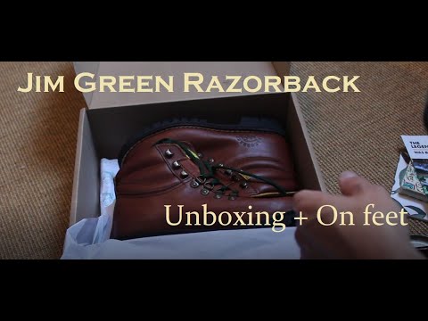 Jim Green Razorback - Unboxing + On feet