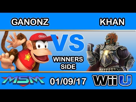 MSM 80 - Ganonz (Diddy Kong) Vs. THB | Khan (Ganondorf) Winners Side - Smash Wii U