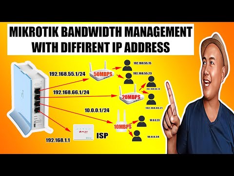 MIKROTIK BANDWIDTH MANAGEMENT WITH DIFFIRENT IP ADDRESS