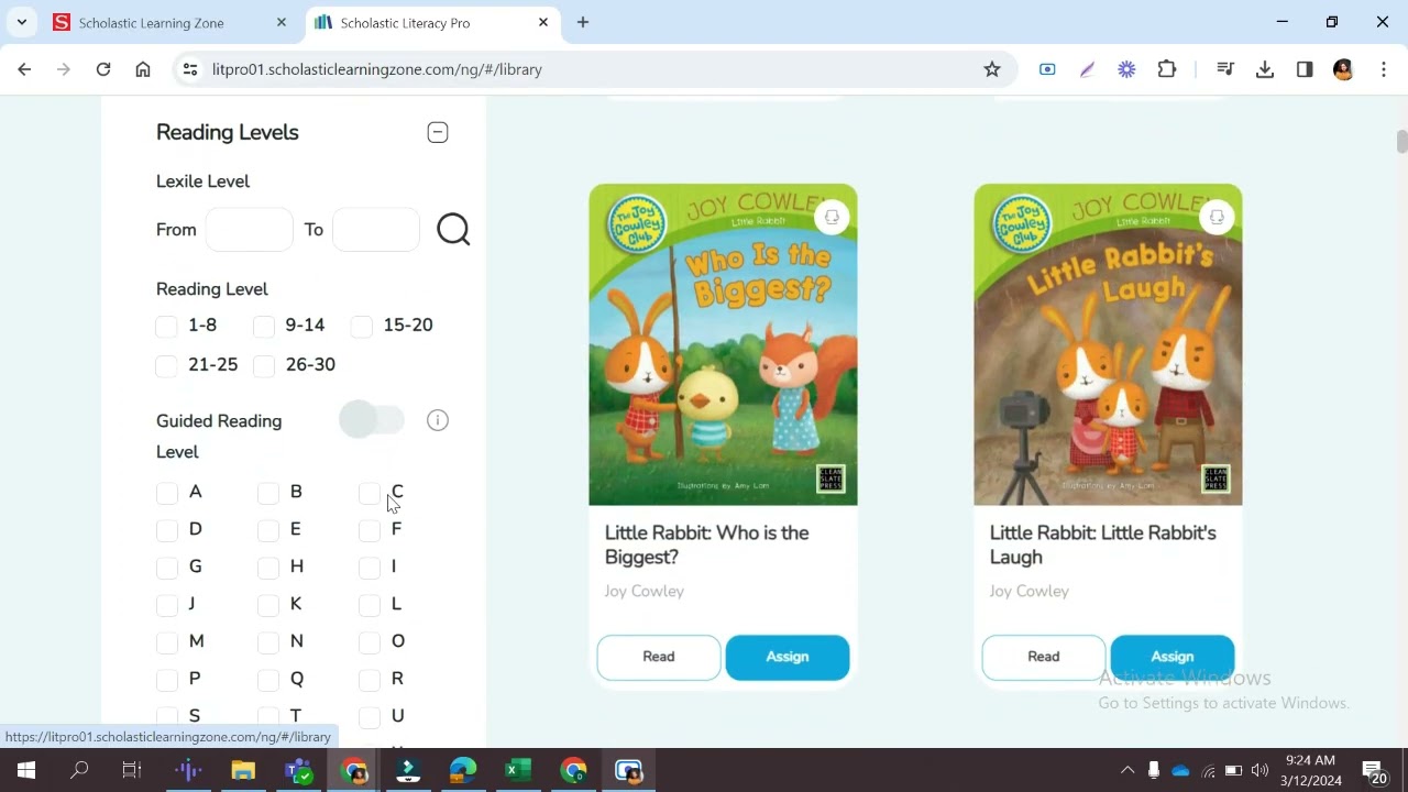 How to choose books & Library filters