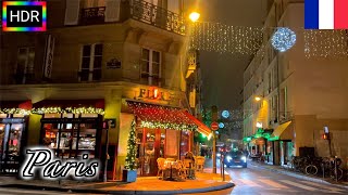 🇫🇷🎄【HDR 4K】Paris Night Walk - 7th arrondissement (November, 2021)