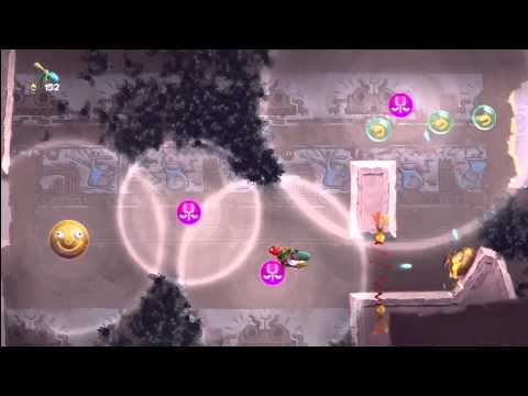 Rayman Legends (1080i HD) Walkthrough Part 46 - Shooting Me Softly