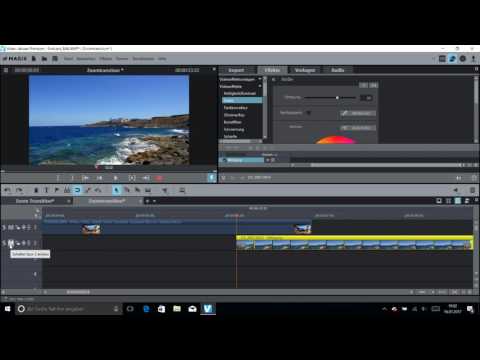 Eine Zoom Transition in MAGIX Video deluxe erstellen
