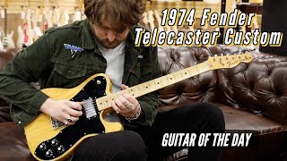 Video thumbnail for 1974 Fender Telecaster Custom Natural | Guitar of the Day by Normans Rare Guitars