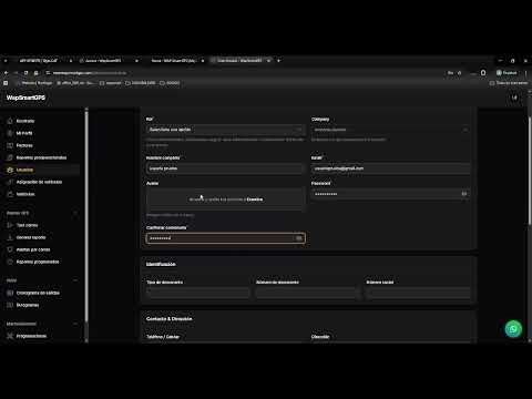Como crear un usuario en la nueva plataforma de reportes preoperacionales y pesvial de wapsmart