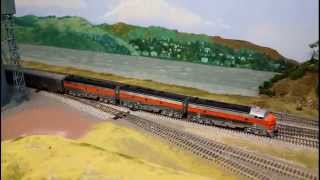 preview picture of video 'Carquinez Model Railroad Society Layout - 7/2011'