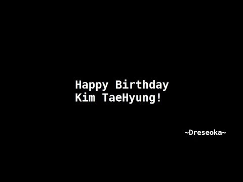 [951230 TaeHyung] Happy V Day 171230