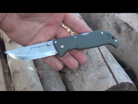 Cold Steel "Finn Wolf" (Bushcraft Style Fixed Blade Performance In A Folder)