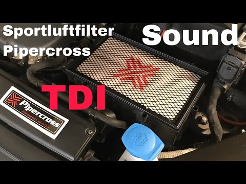 Vw Passat b8 3g  2.0 TDI Sportluftfilter Pipercross Sound.