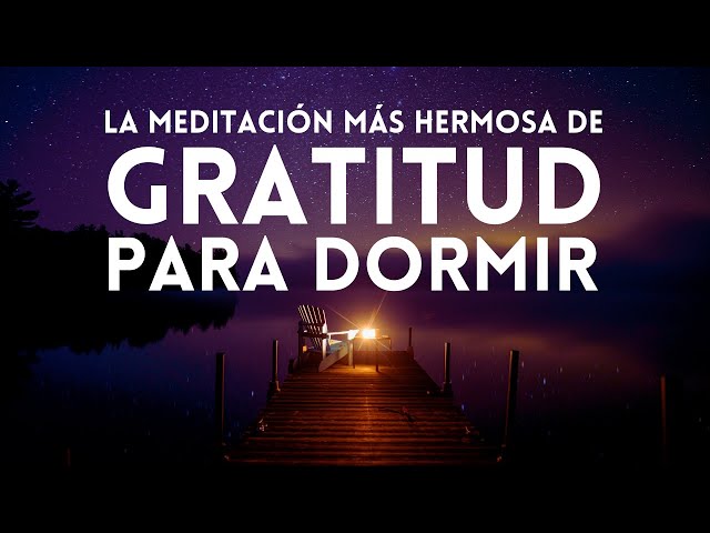 Vídeo relacionado con 365 NOCHES DE GRATITUD: Un ritual nocturno para transformar tu día y tu descanso (365 días de tranformación)