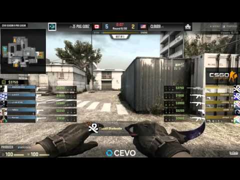 Cloud9 vs Ze Pug Godz map 1 Cache CEVO Gfinity Professional Season 9