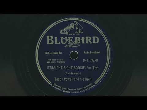 1941 TEDDY POWELL Straight Eight Boogie BIG BAND JAZZ Instrumental - 78 RPM Record
