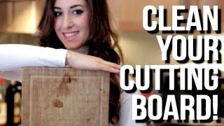 How to Clean Your Cutting Board! Easy Kitchen Cleaning Ideas That Save Time (Clean My Space)
