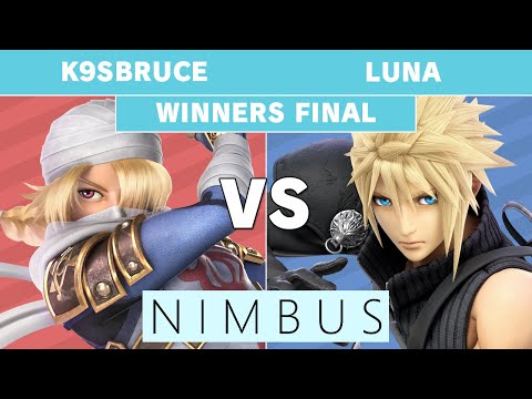 Nimbus 42 - K9sbruce (Sheik) vs Luna (Cloud) Winners Final -  Smash Ultimate