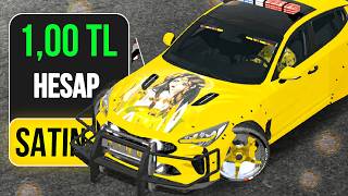 Sadece 1TL'ye HESAP SATIN ALDIM !! Car Parking Multiplayer