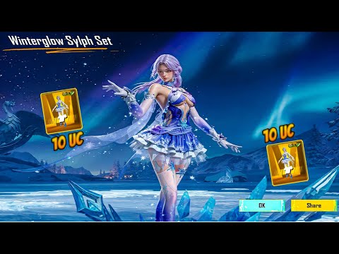 10UC LUCKIEST NEW GLACIER ULTIMATE SET CRATE OPENING😍BGMI NEW ULTIMATE SET CRATE OPENING😍