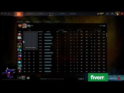 Arteezy hero win rates & current MMR