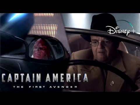 Captain America: TFA | The Red Skull/ Zola Escape Scene | Disney+ [2011]