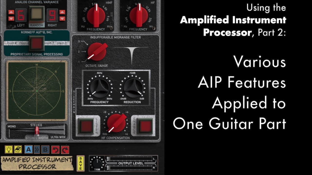 The AIP on a Single Guitar Part