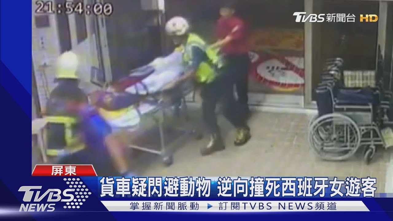 貨車疑閃避動物 逆向撞死西班牙女遊客