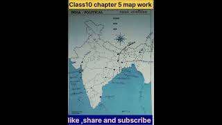 Class10 Geography chapter Minerals and Energy Resources map work most important for board exam