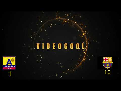 Pª BARC ANGUERA B 1-10 F.C BARCELONA ALEVINES 1ra DIVISION PARTIDO COMPLETO