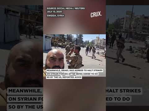 Watch: Israel ‘Pounds Syrian Military Tanks’ In Syria’s Suweida Amid Druze-Bedouin Clashes