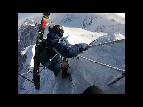 DESCENTE ARRETE VALLEE BLANCHE CHAMONIX 2023