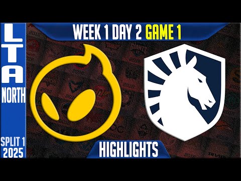 DIG vs TL Highlights Game 1 | LTA NORTH (Was LCS) W1D2 26-01-25 Split 1 | Dignitas vs Team Liquid G1