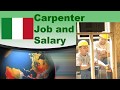 Carpenter Job And Salary In Italy Jobs And Wages In Italy