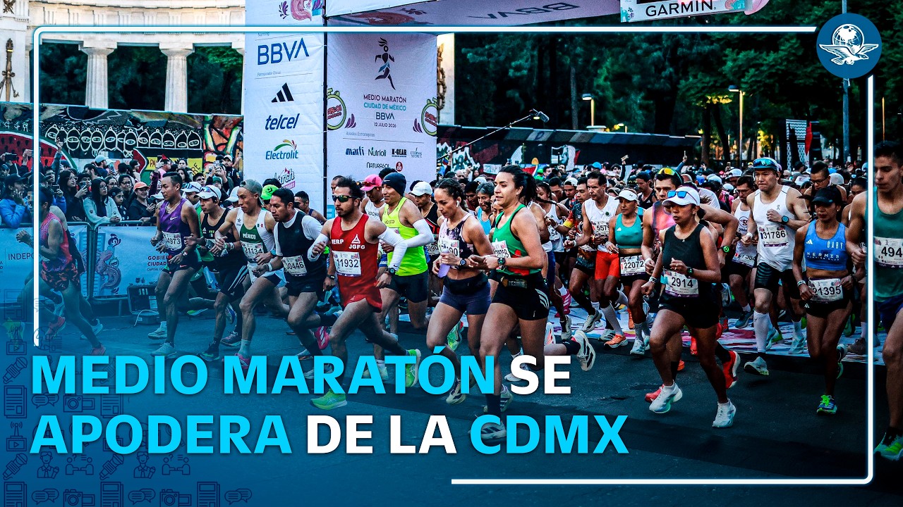 Medio Maratón CDMX 2026 rompe récord; kenianos dominan y México sube al podio