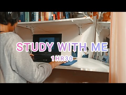 ESTUDE COMIGO COM HIPERFOCO [1H30] STUDY WITH ME -- Pomodoro timer 25/5