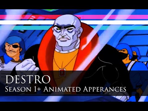 Destro Season 1+ G.I. Joe Appearances Compilation
