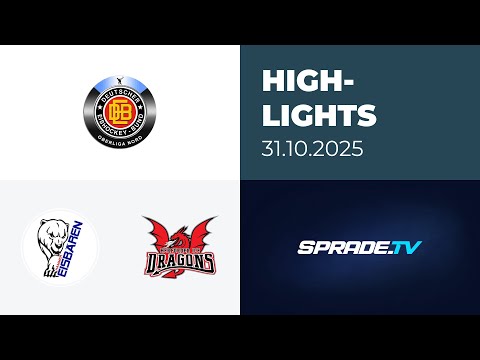 31.10.2025 - Highlights - Hammer Eisbären vs. Herforder Ice Dragons