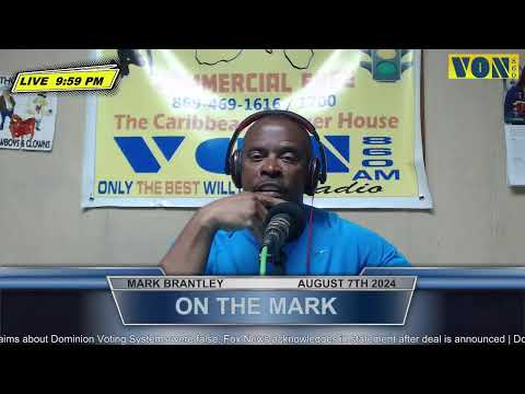 'ON THE MARK' WITH HOST DR. HON. MARK BRANTLEY