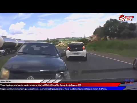 Vídeo de câmera de bordo registra acidente fatal na MGC-491 em São Sebastião do Paraíso, MG
