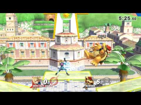 zero suit samus vs bowser