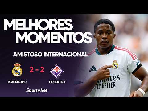 Gols e lances de Real Madrid x Fiorentina