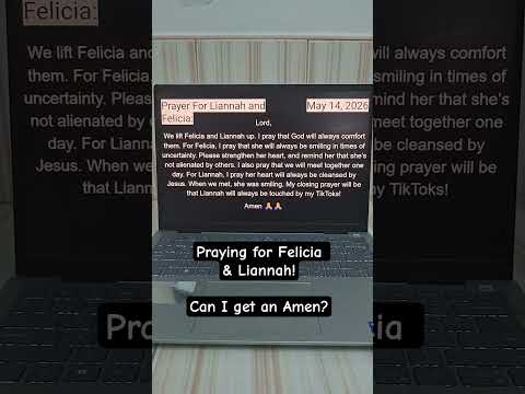 IAmFast Luis PRAYS For Felicia & Liannah 🙏🙏🙏 #iamfast #prayingfortheworld #prayingforhealing