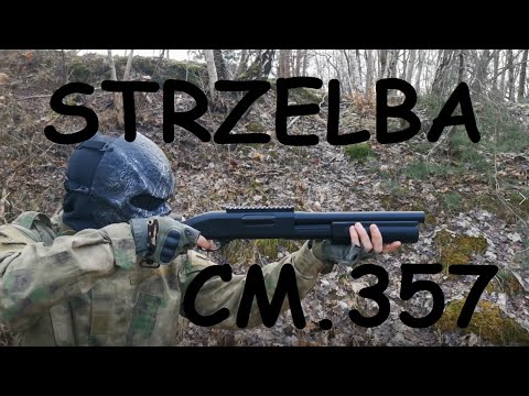 Replika strzelby ASG CM.357. Trzy lufowy Shotgun od CYMY