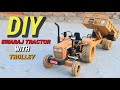 How To Make RC Swaraj 855 Tractor With Hydraulic Trolley From Cardboard And Homemade Ll DIY