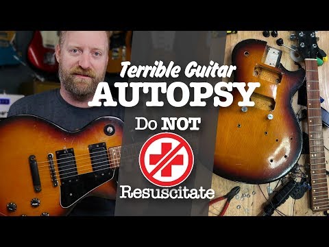 Miltone Les Paul - Disassembly/Autopsy - What is this pile of garbage???