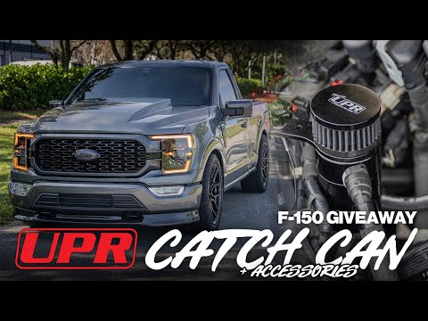 ALL NEW UPR Catch Can w/One Way Breather on our F-150 Giveaway Truck!
