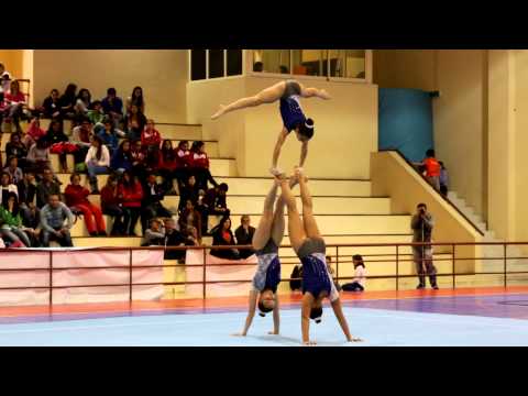 Acrobatic Gymnastics National Champ 2013 AgCC WG Junior Balance