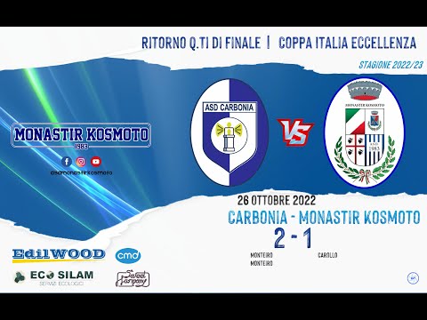 26/10/2022 Carbonia - Monastir Kosmoto (Gol e Highlights)