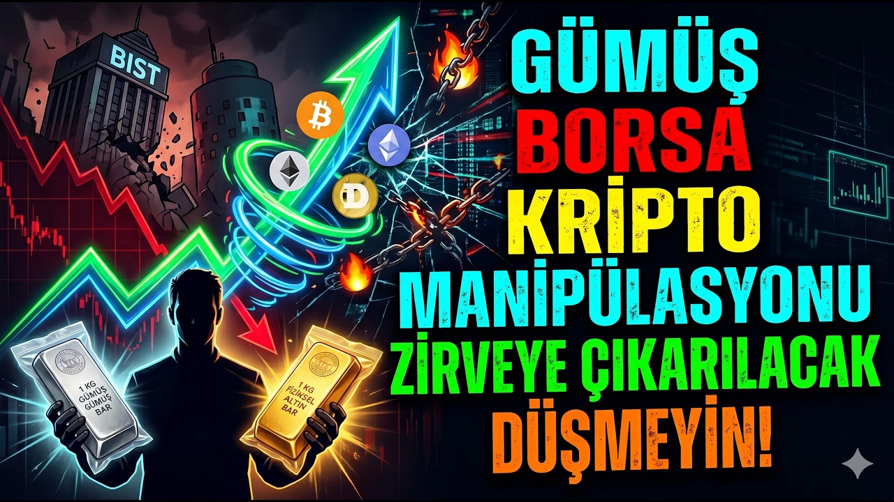 Gümüş - Borsa - Kripto Manipülasyonu Zirveye Çıkarılacak..! | DÜŞMEYİN...!
