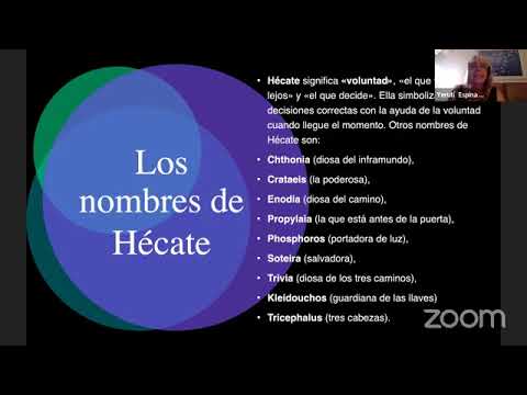 Hécate la diosa sombría El retorno del arquetipo de la bruja  Expositora Yeruti Espina