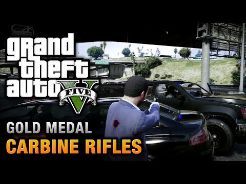 GTA 5 - Mission #12 - Carbine Rifles [100% Gold Medal Walkthrough]