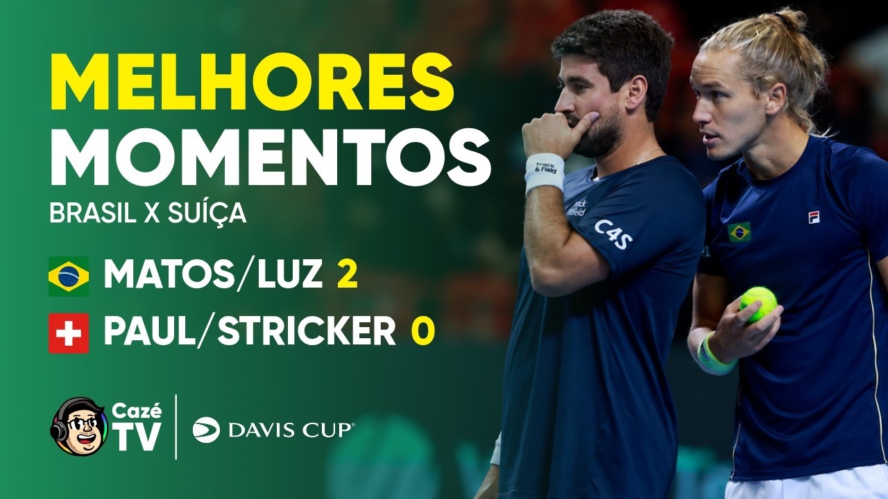 MELHORES MOMENTOS: MATOS/LUZ X PAUL/STRICKER | BRASIL X SUÍÇA | COPA DAVIS 2026